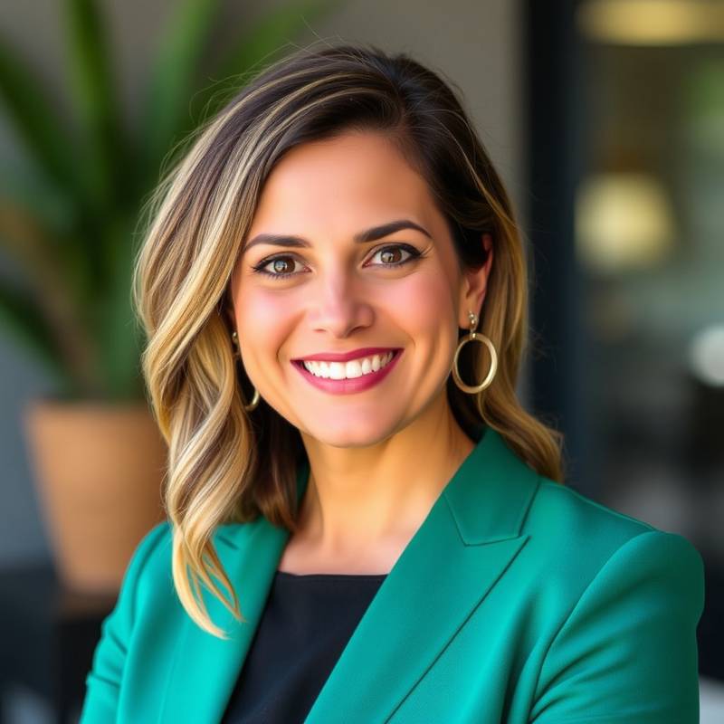 Foto de Carla Mendes, instrutora de marketing digital